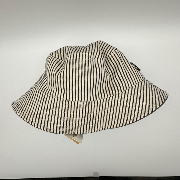 NWT Barts "Gecko" Reversible Bucket Hat Green Stripes Kids Sz 55 8 yrs - Picture 5 of 8